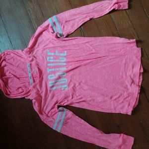 Justice pink shirt